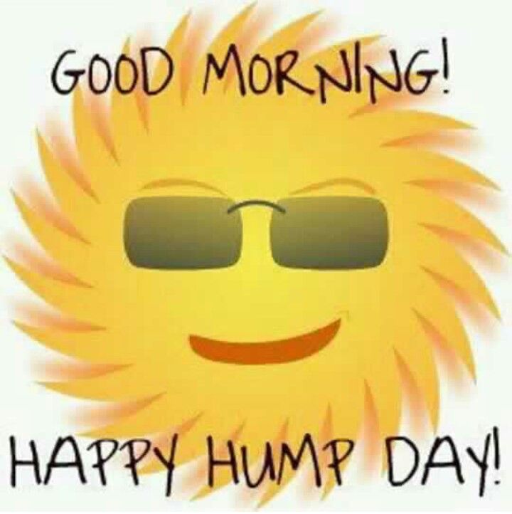 Good Morning Happy Hump Day!