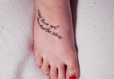 Good Quotes For Foot Tattoos Meme Image 19