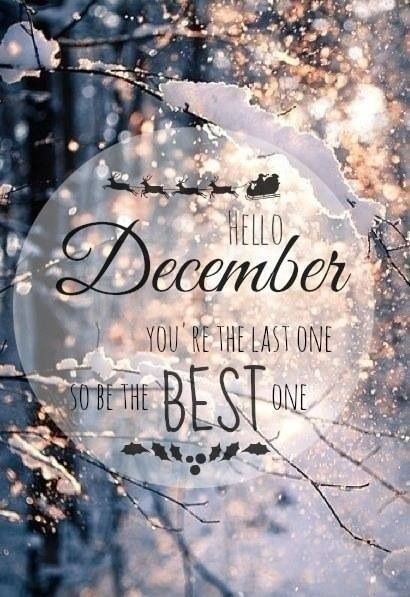 25 Hello December Quotes and Sayings Pictures