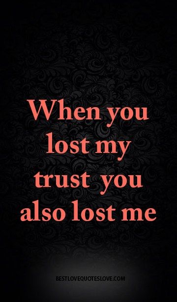 Lost Trust Quotes Meme Image 04