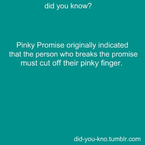 Pinky Promise Quotes Meme Image 07