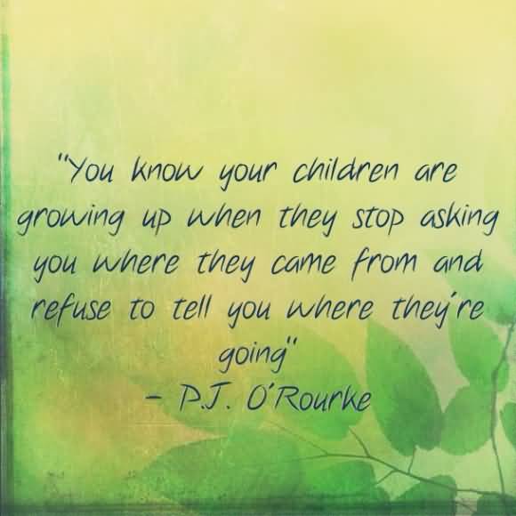 short quotes about children growing up