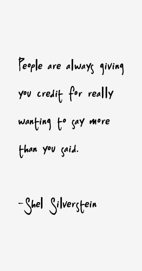 Shel Silverstein Quotes Meme Image 02