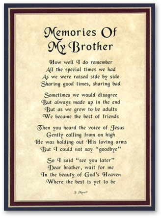 Short Memorial Quotes For Brother Meme Image 09
