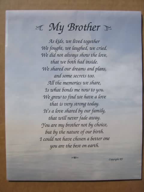 Short Memorial Quotes For Brother Meme Image 16