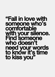 Silence With Someone You Love Quotes Meme Image 02