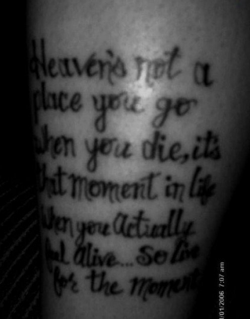 Tattoo Quotes About Death Meme Image 08