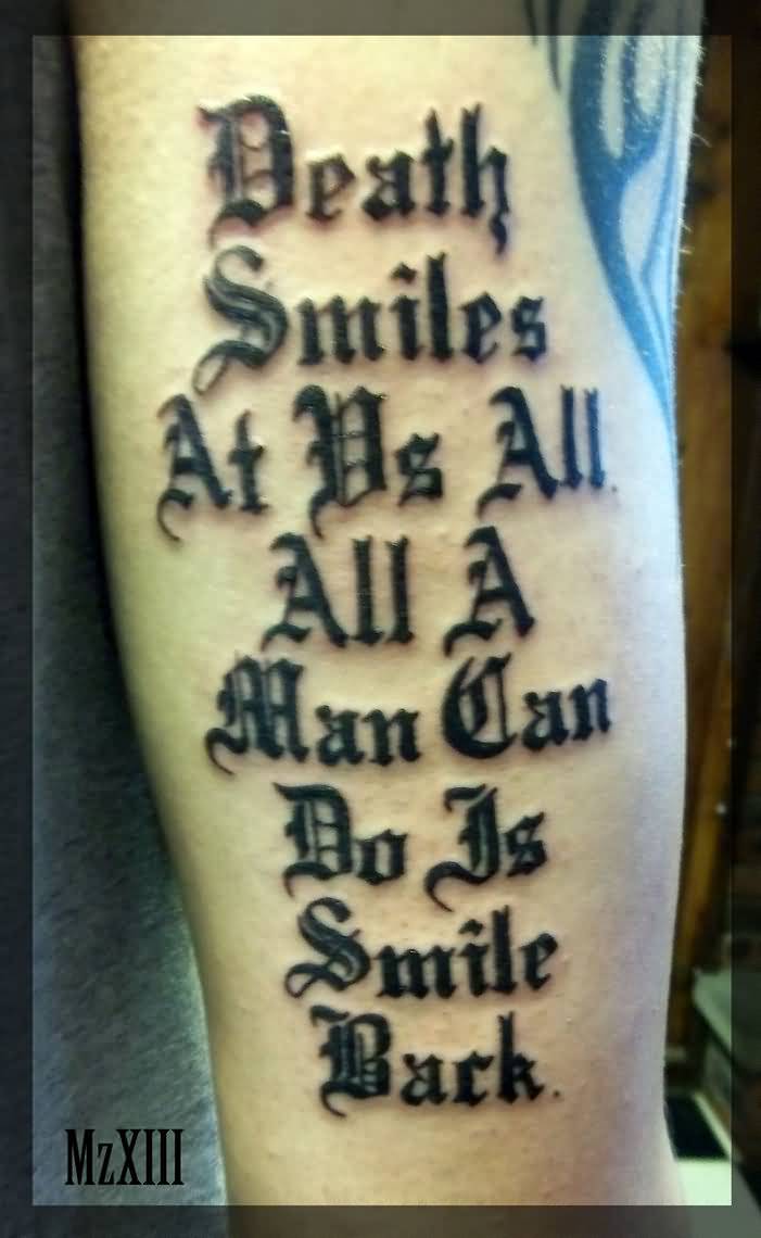 Tattoo Quotes About Death Meme Image 20