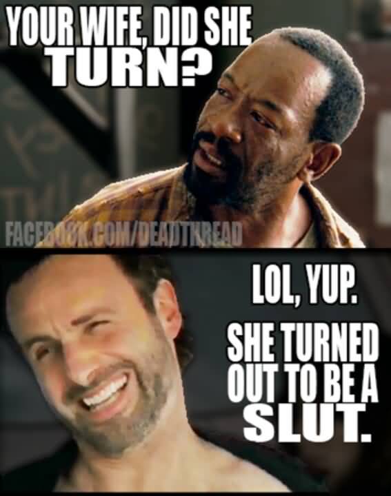 Walking Dead Funny Quotes Meme Image 16