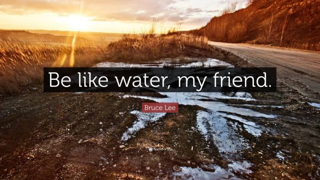 20 Be Water My Friend Quotes & Sayings