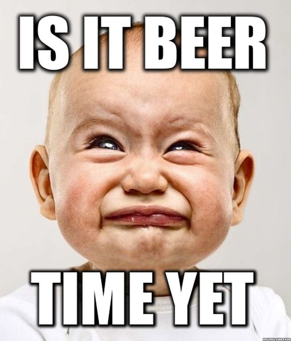 Beer time meme image