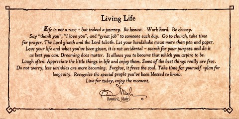 Bonnie Mohr Living Life Quote 03