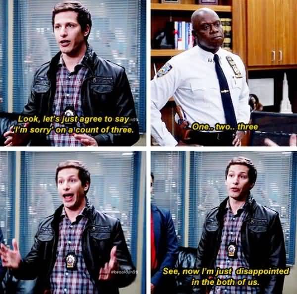 Brooklyn 99 terry catches jake meme images