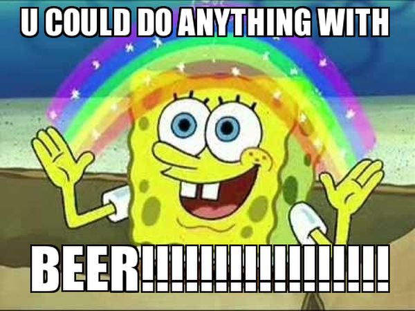 Common beer time meme image