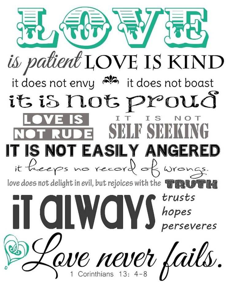 Corinthians Love Quotes 13