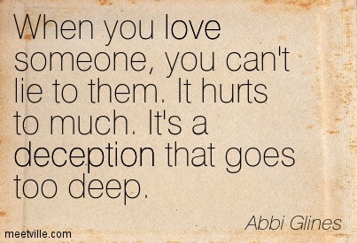Deception Love Quotes 05