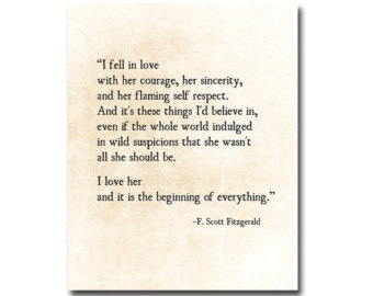 F Scott Fitzgerald Love Quote 11
