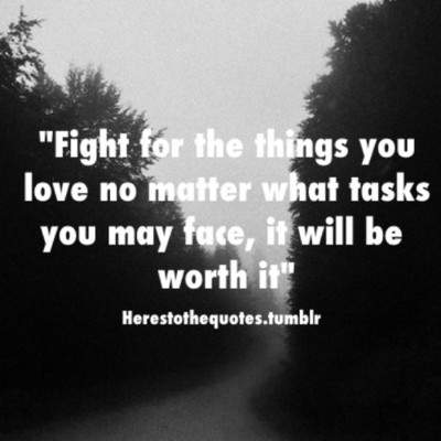 Fight For What You Love Quotes 14