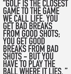 Golf Quotes About Life 16