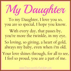 I Love My Daughter Quotes And Sayings 17