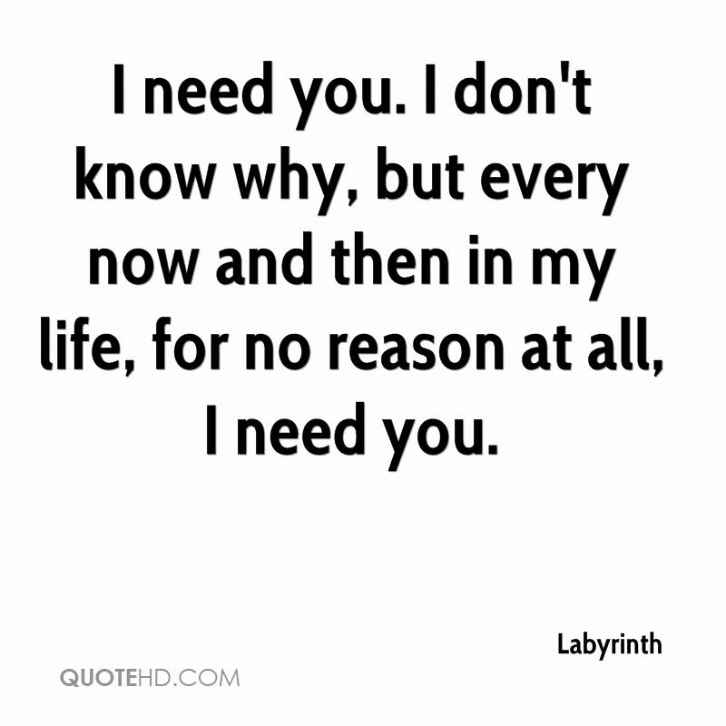 I Need You In My Life Quotes 13