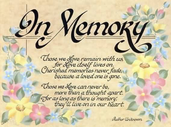 In Memory Of A Loved One Quotes 11