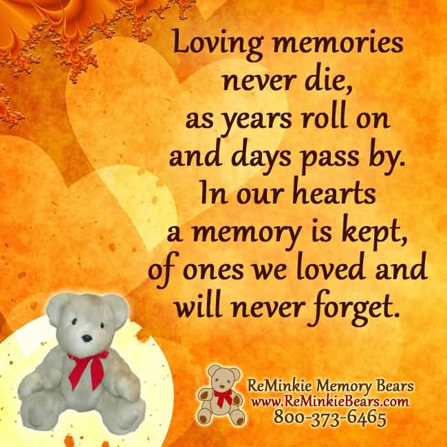 words of remembrance for a loved one