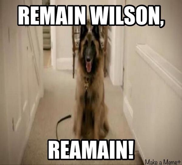 Remain Wilson Reamain!Friday Night Meme 