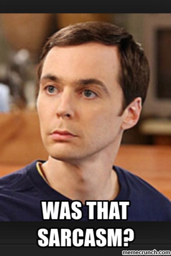 Sheldon sarcasm meme images