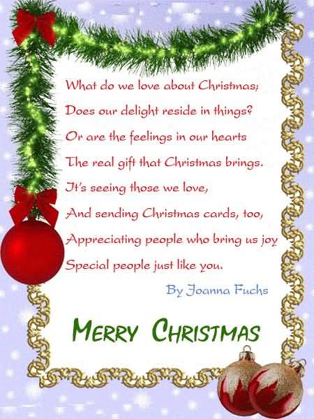 Christmas Poems Image Picture Photo Wallpaper 16