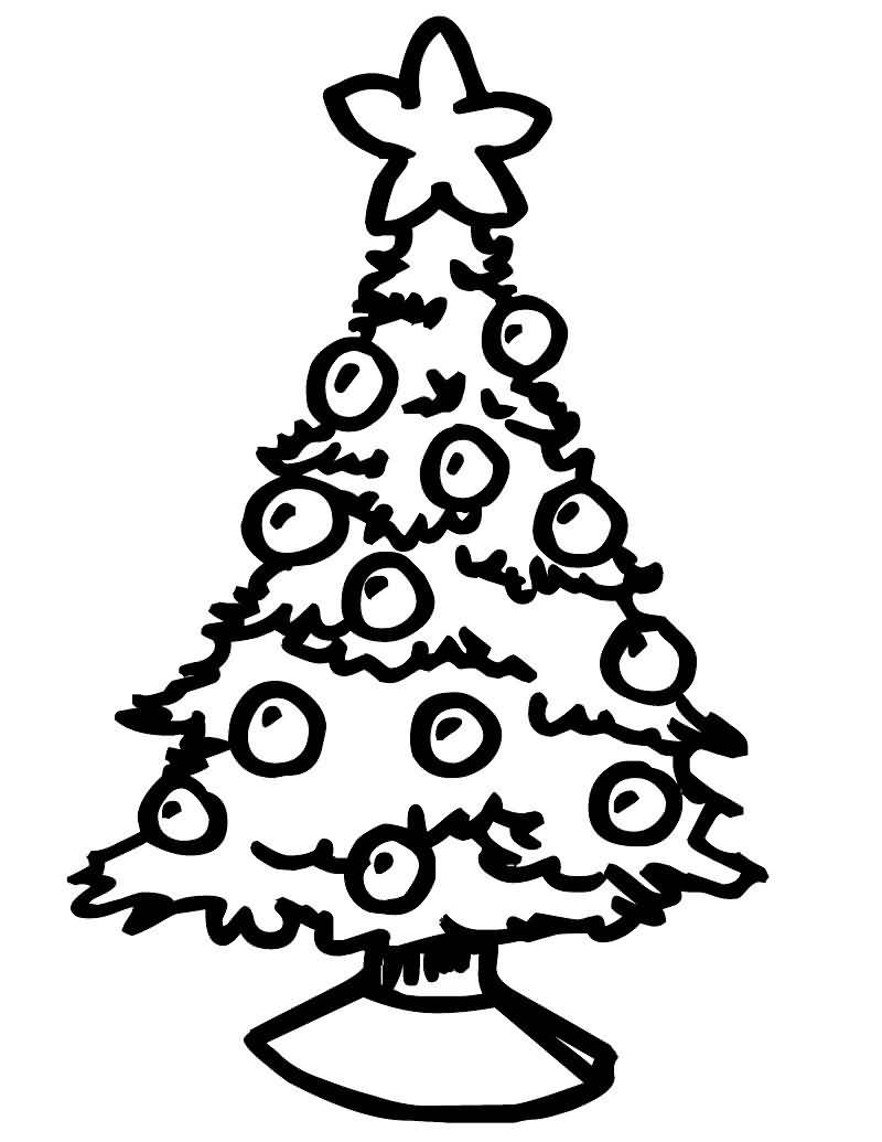 Christmas Tree Coloring Pages Image Picture Photo Wallpaper 11
