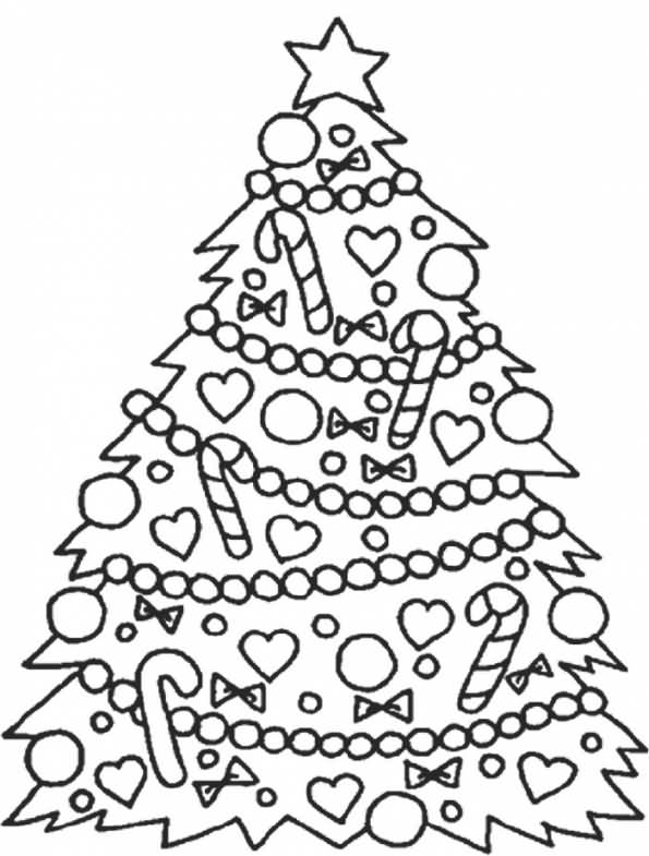Christmas Tree Coloring Pages Image Picture Photo Wallpaper 13