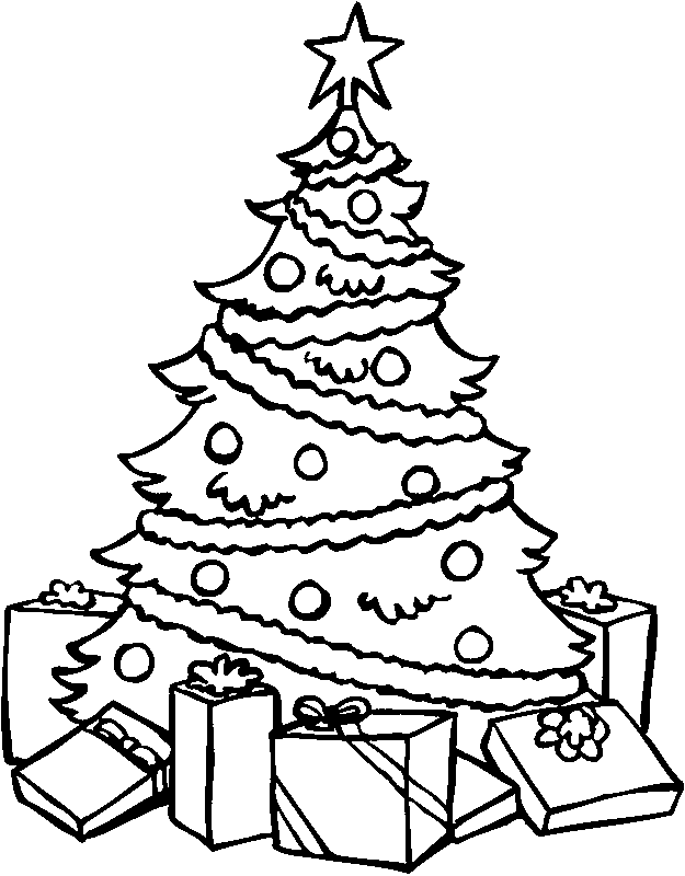 Christmas Tree Coloring Pages Image Picture Photo Wallpaper 15