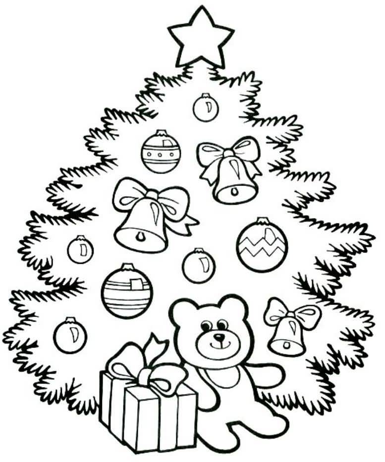Christmas Tree Coloring Pages Image Picture Photo Wallpaper 18
