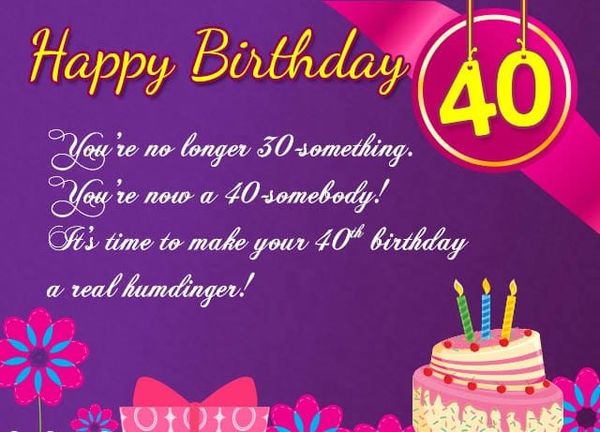 Funniest 40 Year Old Birthday Images Jokes