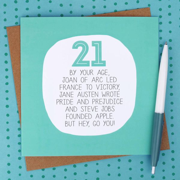 Funniest Images of 21st Birthday Cards Joke