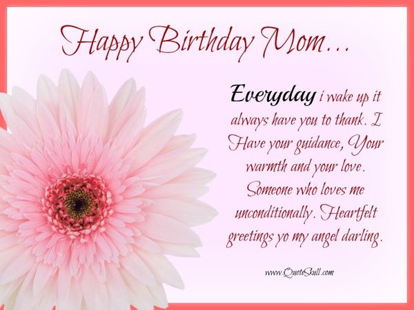 Funniest Nice Happy Birthday Mom Quotes Picture