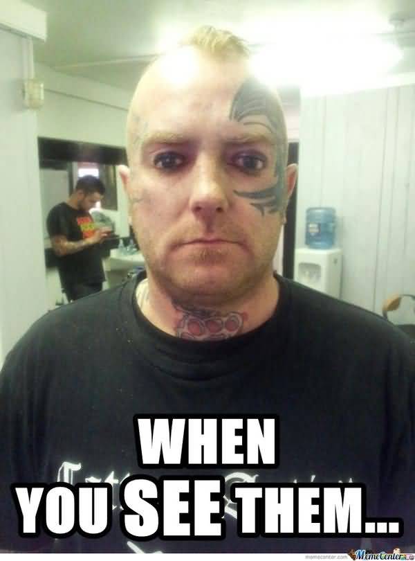 Tattoo artist super gay meme
