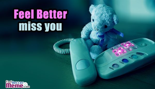 Funniest feel better miss you meme picture