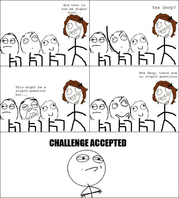 Funny Challenge Accepted Comics Memes