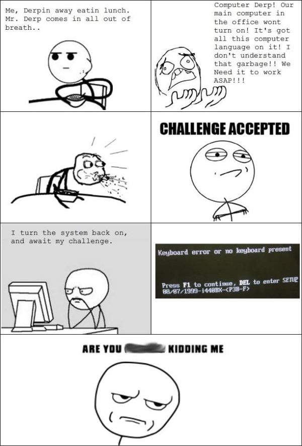 Funny Challenge Accepted Comics Picture