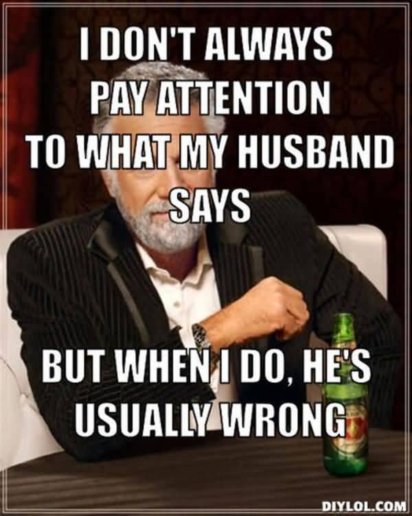 Funny best bad husband meme photo