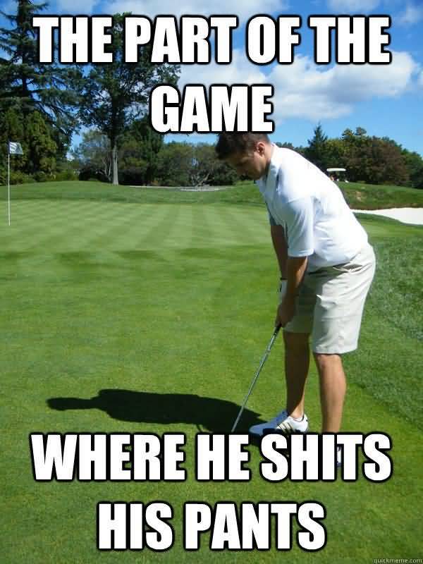 Funny best cool humorous golf memes image