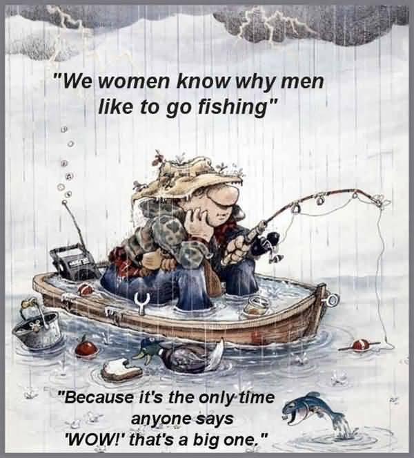 Funny drunk fishing humor picture