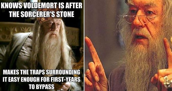 Funny dumbledore memes image