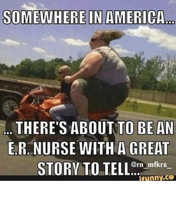 Funny er nurse meme photo