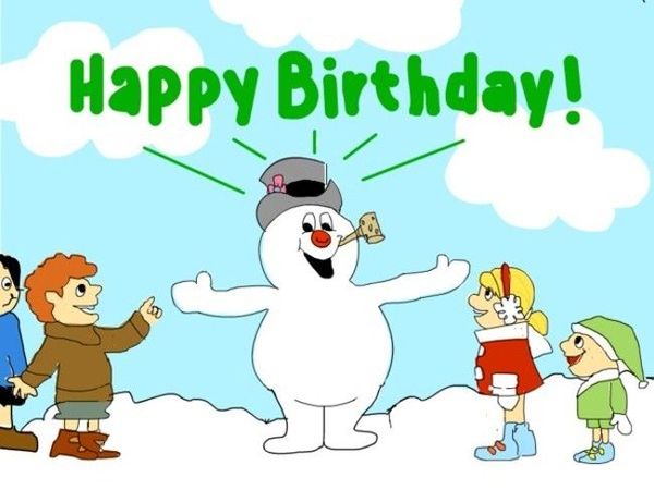 Funny frosty the snowman happy birthday meme photos