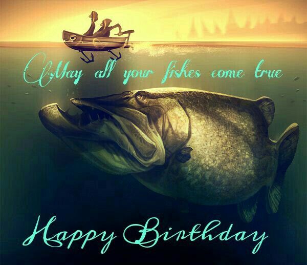 Funny happy birthday fisherman joke