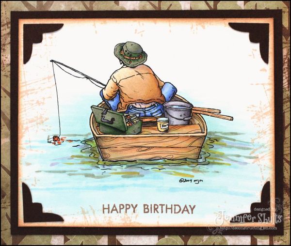 Funny happy birthday fisherman meme