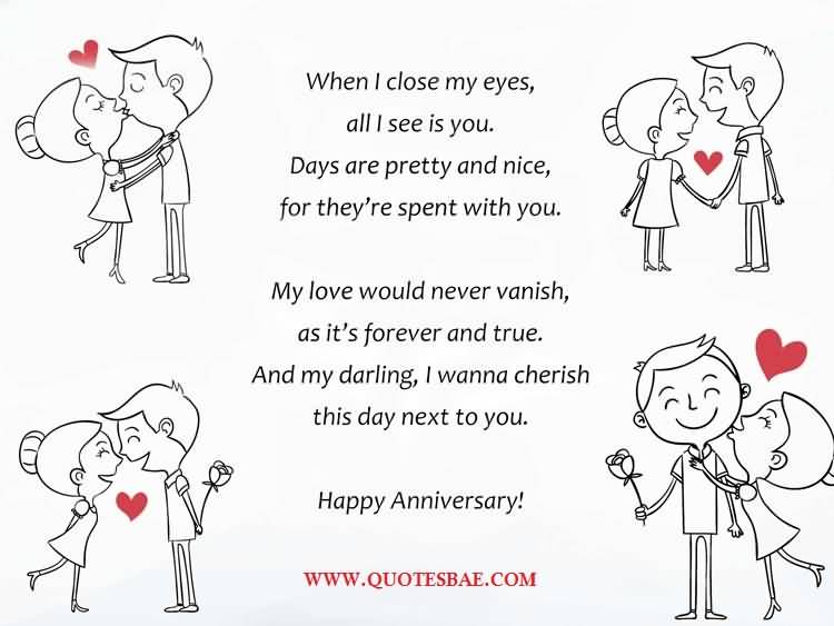 Happy Anniversary Poems For Him Wallpaper